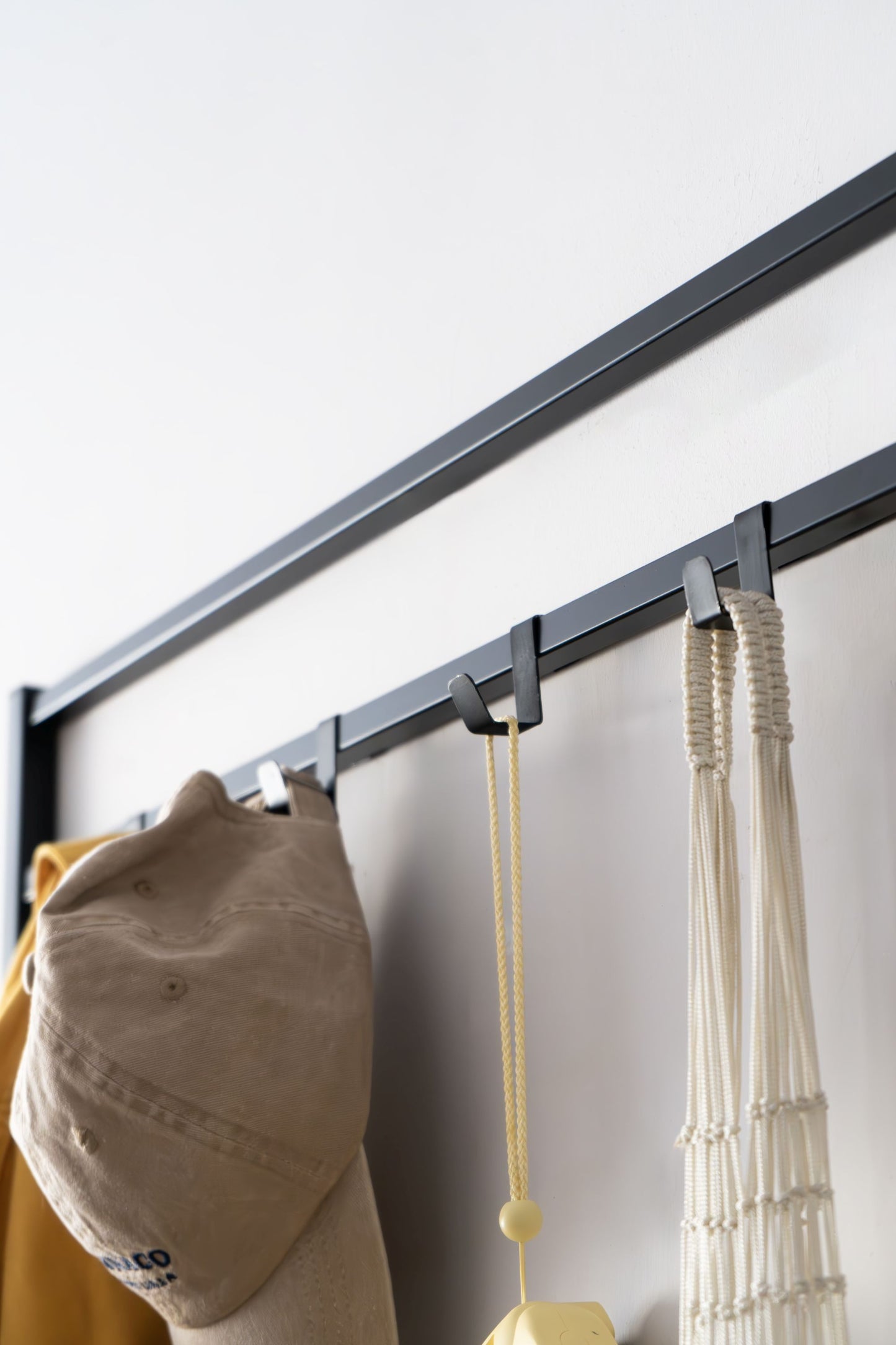 Coat Rack Hallway Hanging Rack, Key Mail Hooks, Metal Wall Coat Hanger