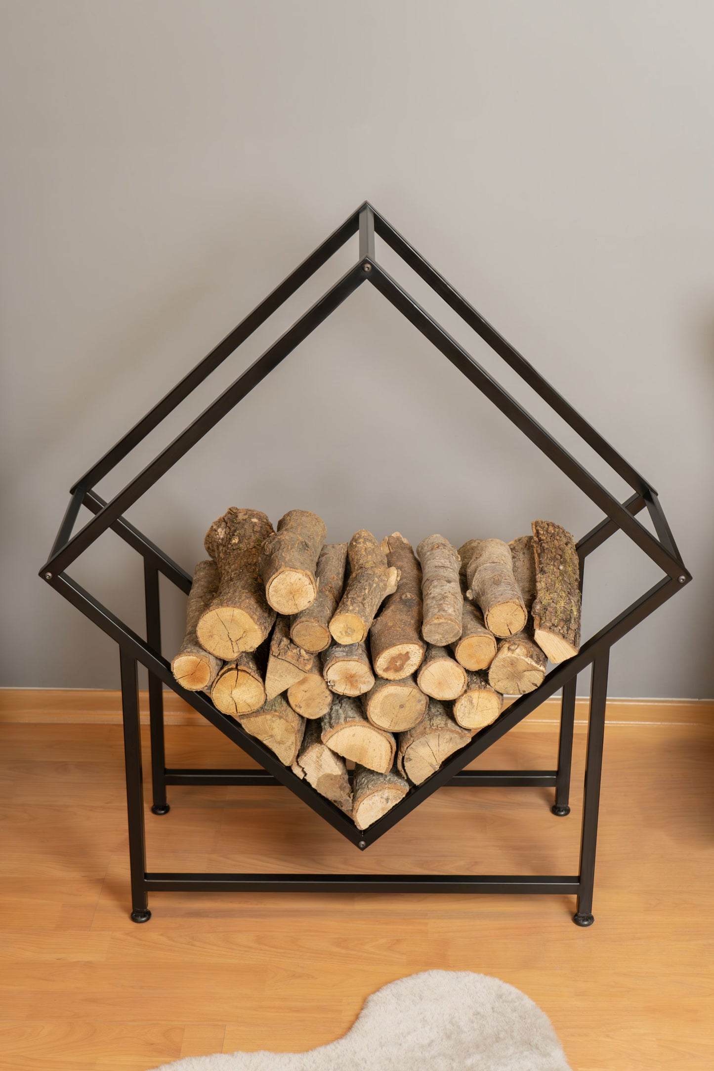 Wood Holder, Metal Wood Storage, Indoor Wood Holder