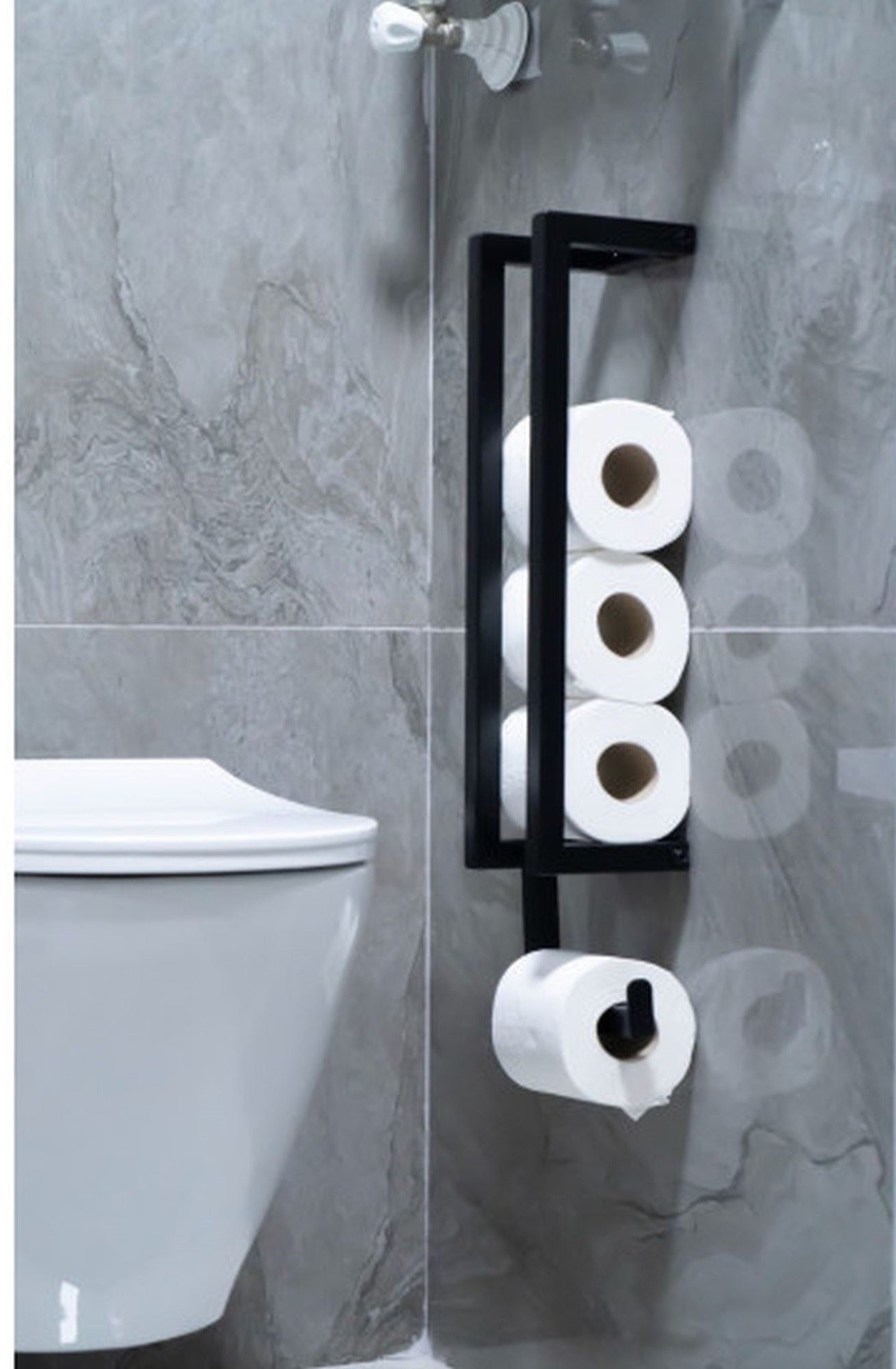 Toilet Paper Holder with Storage