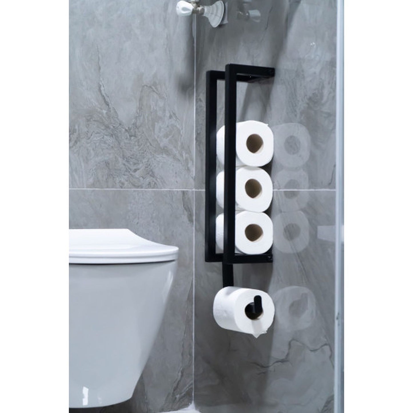 Toilet Paper Holder with Storage