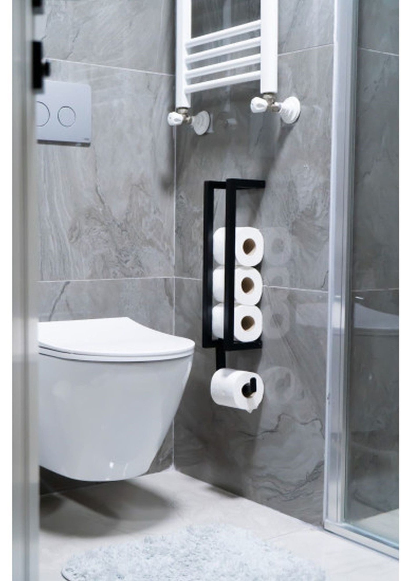 Toilet Paper Holder with Storage