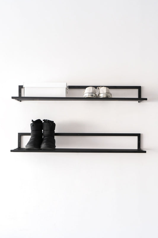 2-piece Wall Mounted Shoe Rack, Metal Shoe Rack, Household Gift