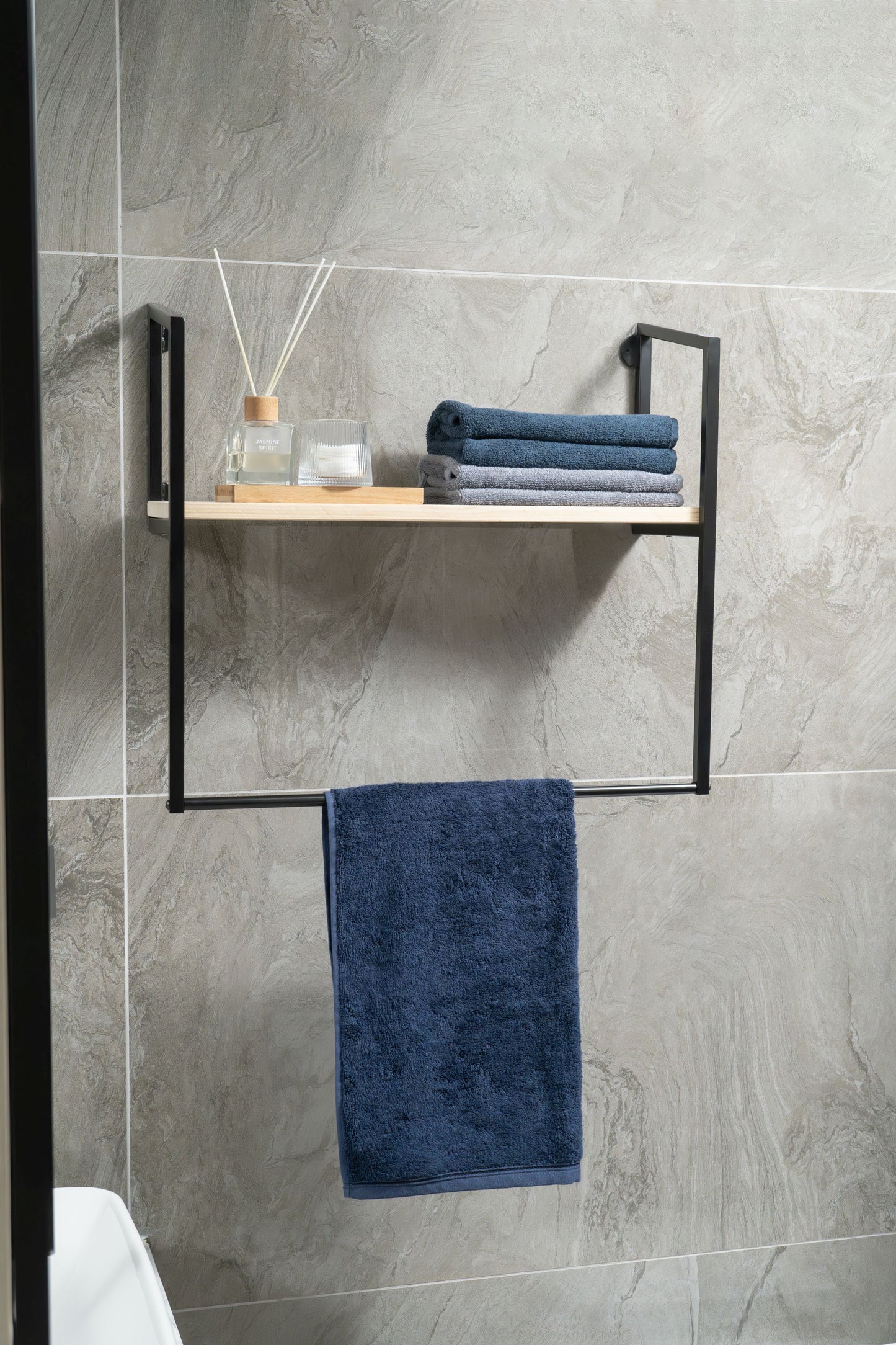 Towel Drying Rod Bathroom Rack, Bathroom Towel Rack, Kitchen Shelf