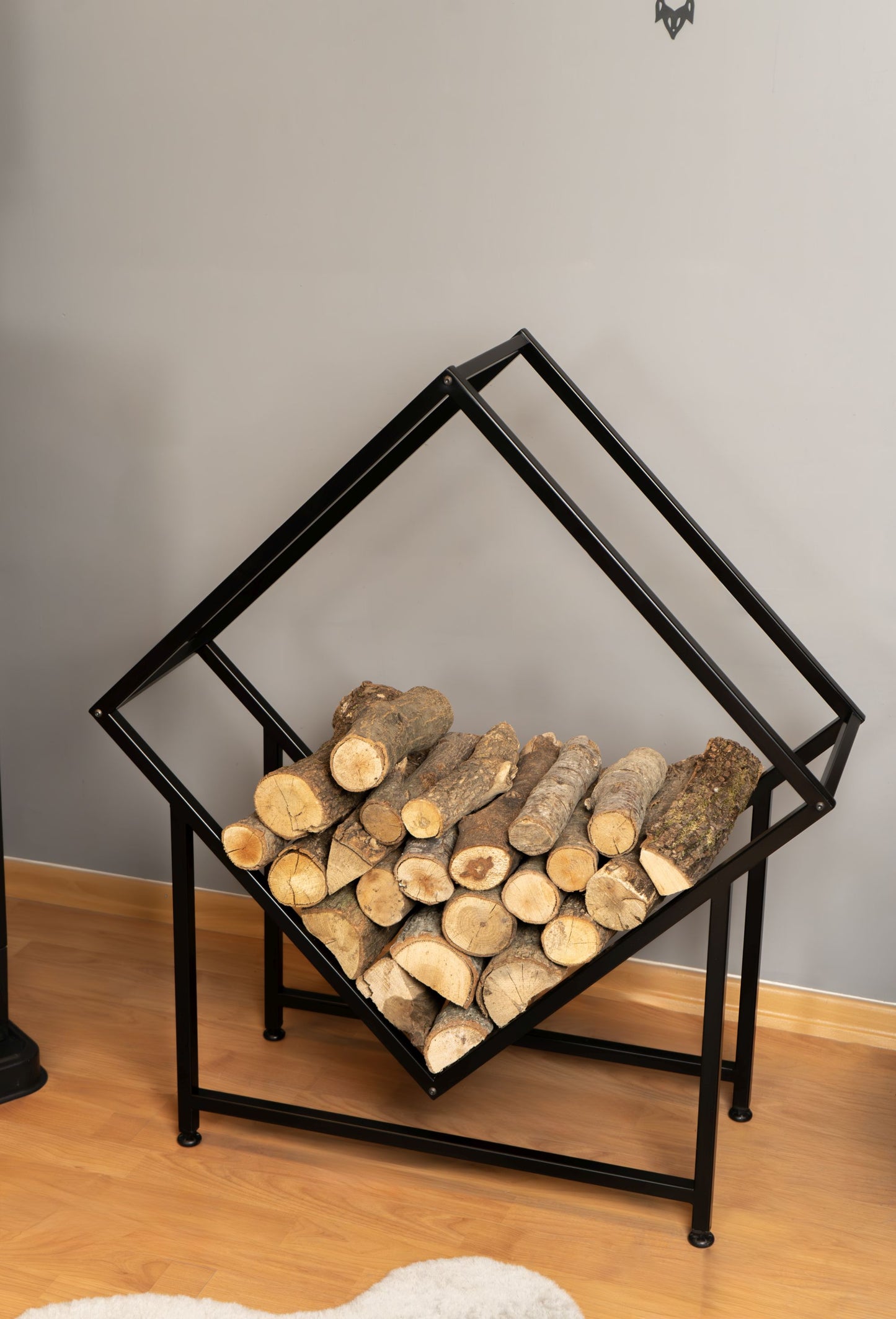 Wood Holder, Metal Wood Storage, Indoor Wood Holder