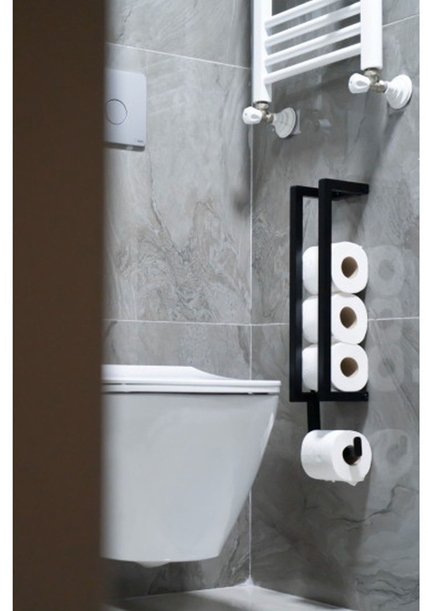 Toilet Paper Holder with Storage