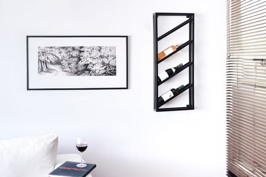 Metal Wine Rack, Wall Mounted Wine Rack, Home Gift